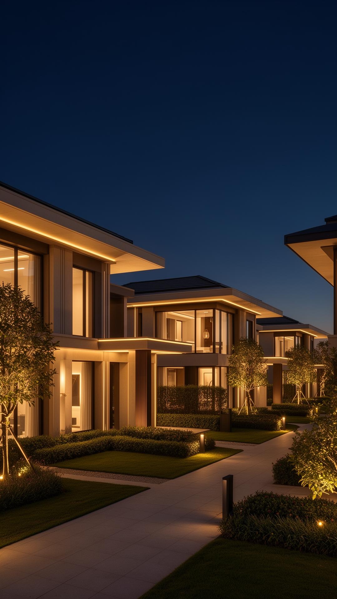 Premium PPIDG residential development at dusk